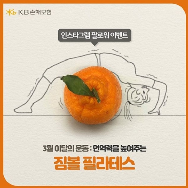 KB손해보험 인스타 팔로워 이벤트 타이틀이미지